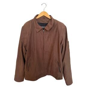 Highway 21 Gearhead Motorcycle Jacket Men’s XL Brown Armor Pads Water Resistant
